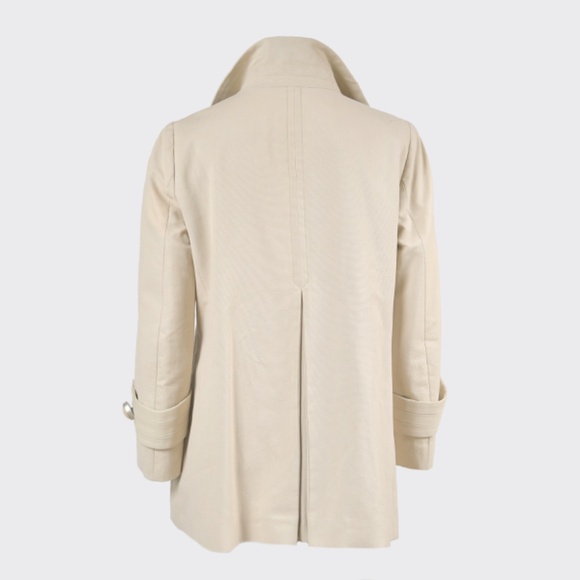 GERARD DAREL Cotton Peacoat ¾ Length Sleeve Snap Closure - Picture 4 of 12